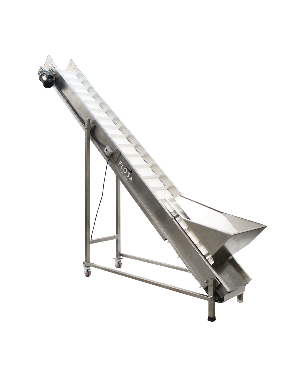 Banda Elevadora Producto BNEL H40X400 BE_2 Bandas con empujadores para productos sólidos