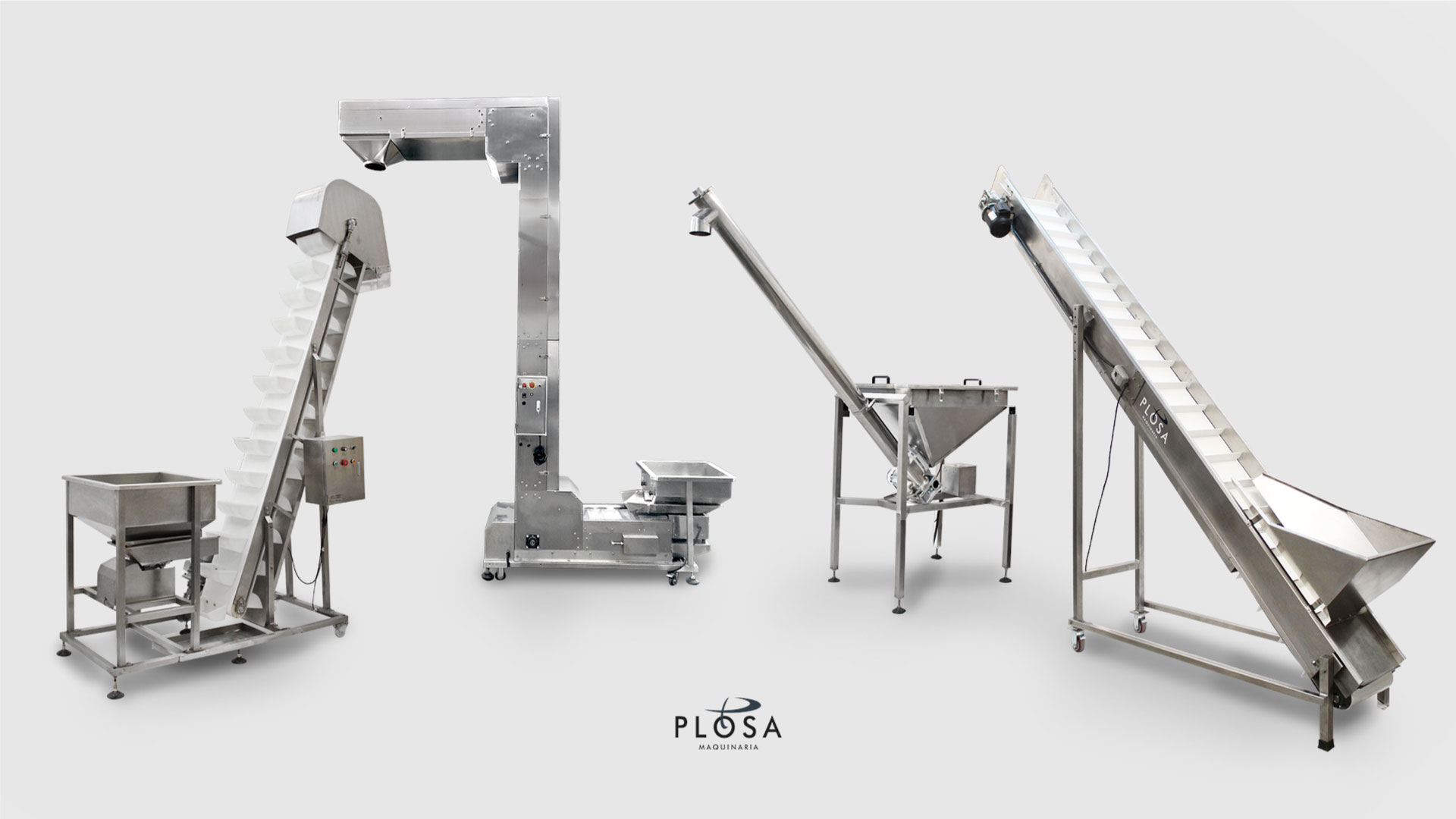 Elevadores para maquinas envasadoras Plosa Alimentación Automática para tu Línea de Envasado Elevadores para máquinas envasadoras Plosa